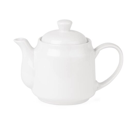 Athena Pot à Thé Athena - Porcelaine Blanche - 430ml - 4 Pièces