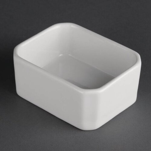 Athena Ravier Pour Sachets De Sucre - Athena - Porcelaine Blanche - 6 Pièces