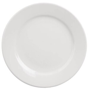Athena Assiette à Bord Large - Athena - Porcelaine Blanche - 254mm - 12 Pièces