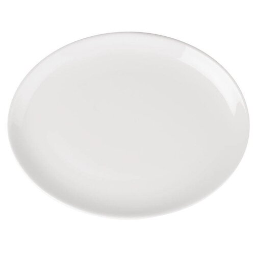 Athena Assiette Creuse Ovale - Athena - Porcelaine Blanche - 254x178mm - 12 Pièces