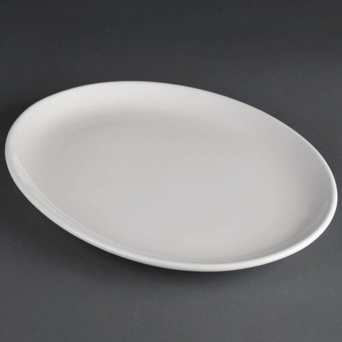 Athena Assiette Creuse Ovale - Athena - Porcelaine Blanche - 305x242mm - 6 Pièces