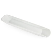 Plat Gondola Olympia - Porcelaine Blanche - 500x97mm