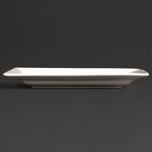 CHRselect Plat Rectangulaire à Bord Large - Lumina - 200x130mm - 6 Pièces