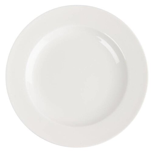CHRselect Assiette à Pâte/Soupe Lumina - Porcelaine Fine - 205mm - 6 Pièces