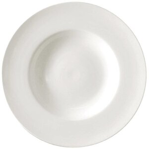 CHRselect Assiette à Pâte/Soupe Lumina - Porcelaine Fine - 260mm - 4 Pièces