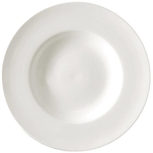 CHRselect Assiette à Pâte/Soupe Lumina - Porcelaine Fine - 260mm - 4 Pièces