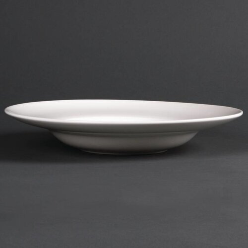 CHRselect Assiette à Pâte/Soupe Lumina - Porcelaine Fine - 310mm - 2 Pièces