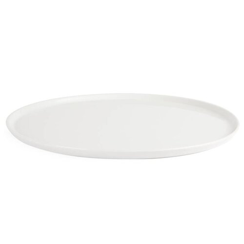 CHRselect Assiette à Pizza Blanche - Olympia - 330mm - 4 Pièces