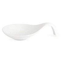 Cuillère De Présentation Blanche - Olympia - 160x100mm - 6 Pièces