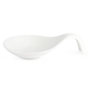 CHRselect Cuillère De Présentation Blanche - Olympia - 160x100mm - 6 Pièces