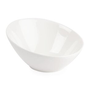 CHRselect Bol Incliné Ovale Lumina - Porcelaine Fine - Ø148mm - 6 Pièces