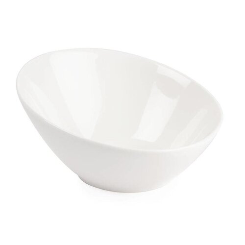 CHRselect Bol Incliné Ovale Lumina - Porcelaine Fine - Ø148mm - 6 Pièces