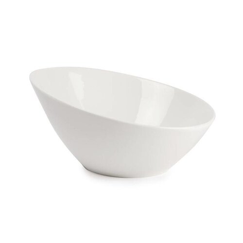 CHRselect Bol Incliné Ovale Lumina - Porcelaine Fine - Ø203mm - 6 Pièces