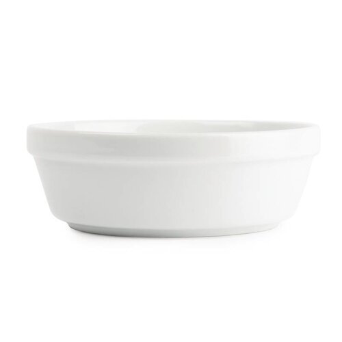 CHRselect Plat à Gratin Rond Blanc - Olympia - 137x137x47(H)mm - 6 Pièces