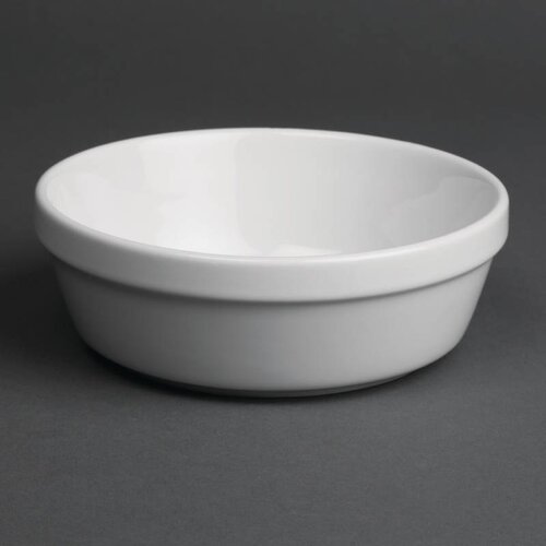 CHRselect Plat à Gratin Rond Blanc - Olympia - 137x137x47(H)mm - 6 Pièces