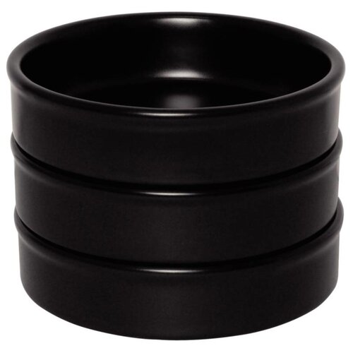 CHRselect Plat Empilable Olympia Noir - Ø134x30(h)mm - 6 Pièces CHRselect Plat Empilable Olympia Noir - Ø134x30(h)mm - 6 Pièces