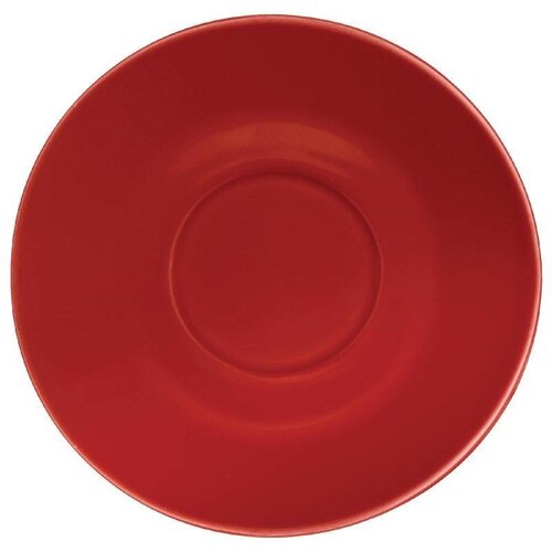 CHRselect Soucoupe Pour Tasses 228ml & 340ml - Olympia - Rouge - 12 Pièces