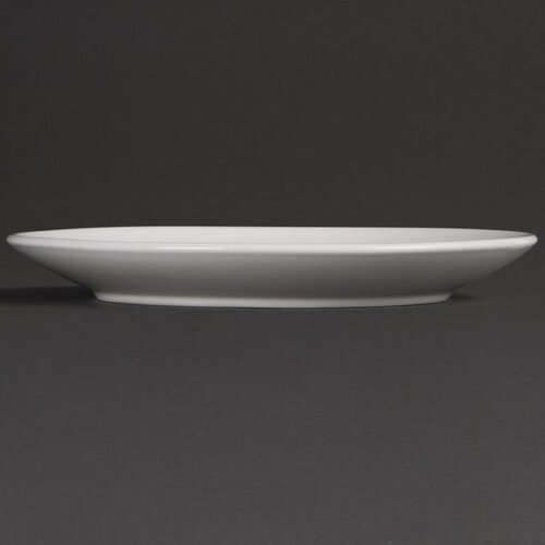 CHRselect Assiette Coupe Blanche - Olympia - 230mm - 12 Pièces