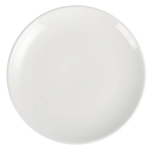 CHRselect Assiette Coupe Blanche - Olympia - 250mm - 12 Pièces