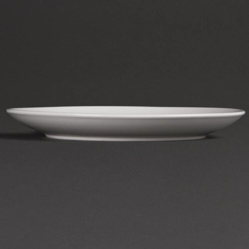 CHRselect Assiette Coupe Blanche - Olympia - 250mm - 12 Pièces