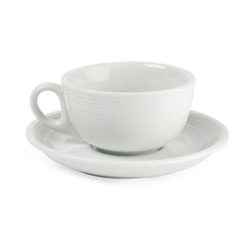 CHRselect Soucoupe Pour Tasse à Cappuccino - Linear Olympia - 210ml - 12 Pièces