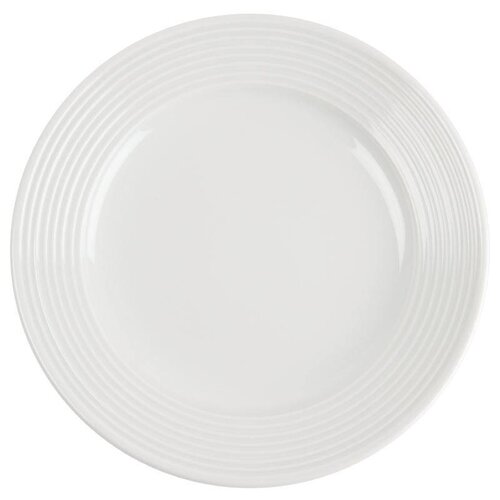 CHRselect Assiette à Bord Large - Linear Olympia - 150mm - 12 Pièces