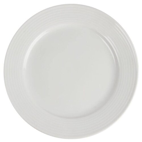 CHRselect Assiette à Bord Large - Linear Olympia - 250mm - 12 Pièces