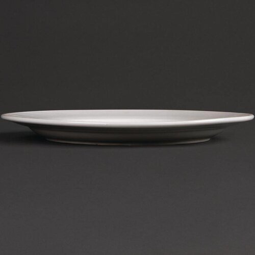 CHRselect Assiette à Bord Large - Linear Olympia - 250mm - 12 Pièces