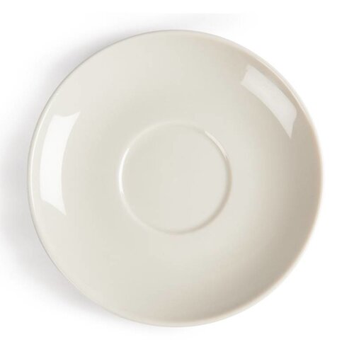 CHRselect Soucoupe Pour Tasse à Espresso - Blanche - Olympia - 90ml - 12 Pièces