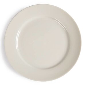 CHRselect Assiette à Bord Large - Ivory Olympia - 200mm - 12 Pièces