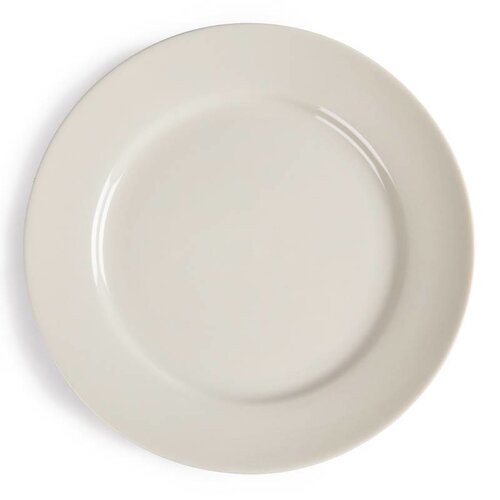 CHRselect Assiette à Bord Large - Ivory Olympia - 200mm - 12 Pièces