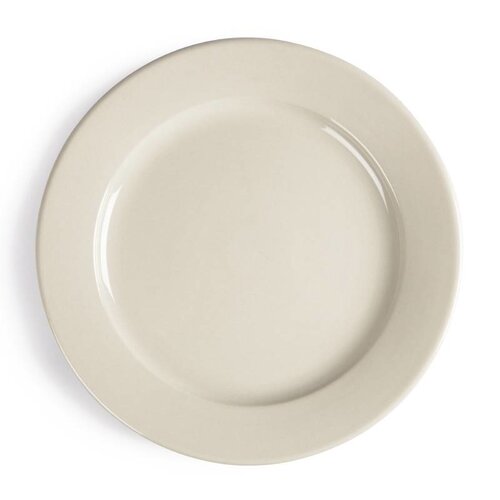 CHRselect Assiette à Bord Large - Ivory Olympia - 250mm - 12 Pièces