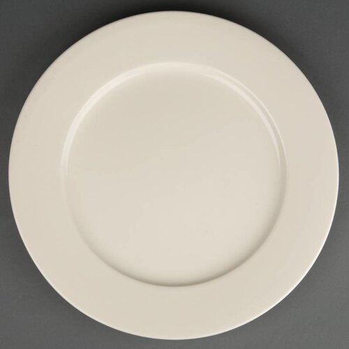 CHRselect Assiette à Bord Large - Ivory Olympia - 280mm - 6 Pièces