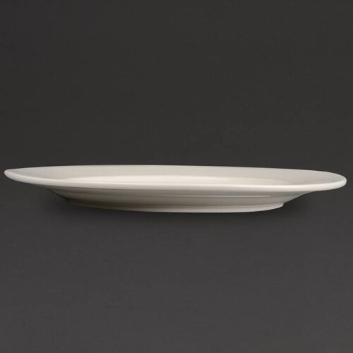 CHRselect Assiette à Bord Large - Ivory Olympia - 280mm - 6 Pièces
