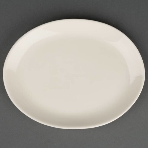 CHRselect Assiette Creuse Ovale - Ivory Olympia - 200mm - 12 Pièces
