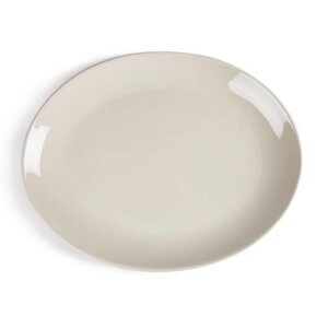 CHRselect Assiette Creuse Ovale - Ivory Olympia - 330mm - 6 Pièces