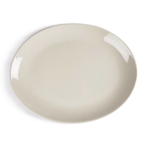 CHRselect Assiette Creuse Ovale - Ivory Olympia - 330mm - 6 Pièces