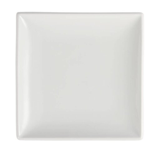 CHRselect Assiette Carrée Blanche - Olympia - 140mm - 12 Pièces