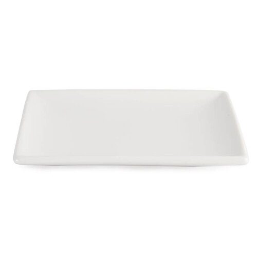 CHRselect Assiette Carrée Blanche - Olympia - 140mm - 12 Pièces