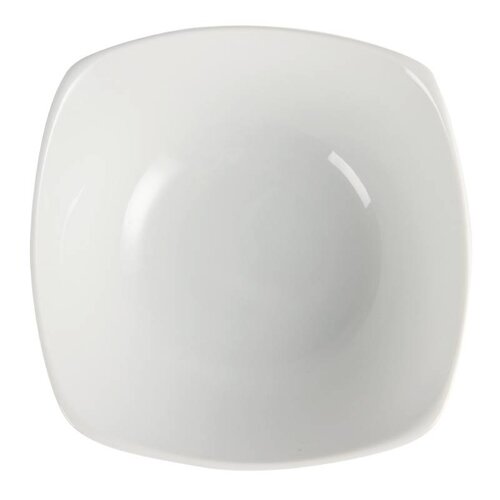 CHRselect Bol Carré à Bords Ondulés Blanc - Olympia - 140mm - 12 Pièces