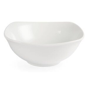 CHRselect Bol Carré à Bords Ondulés Blanc - Olympia - 170mm - 12 Pièces