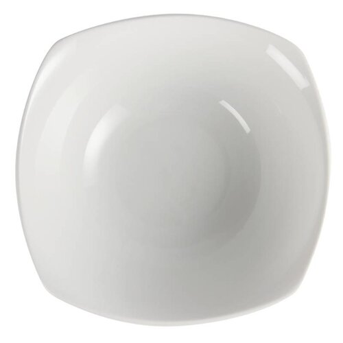 CHRselect Bol Carré à Bords Ondulés Blanc - Olympia - 215mm - 12 Pièces