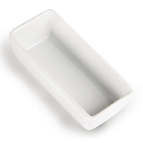 CHRselect Plat Rectangulaire Blanc - Olympia - 110x50x30(h)mm - 12 Pièces