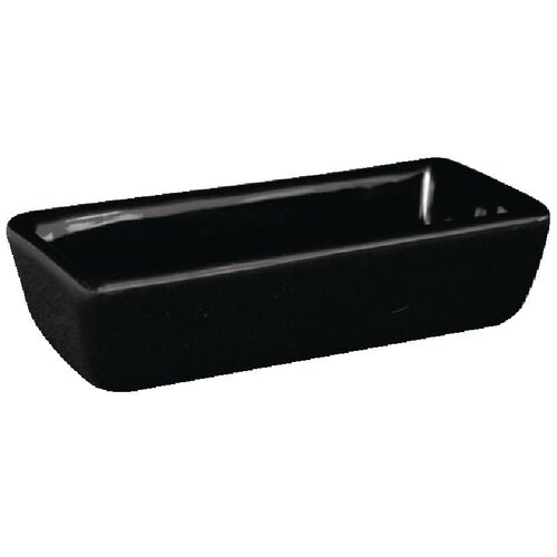 CHRselect Mini Ravier Rectangulaire Olympia - Noir - 113x50x30mm - 12 Pièces