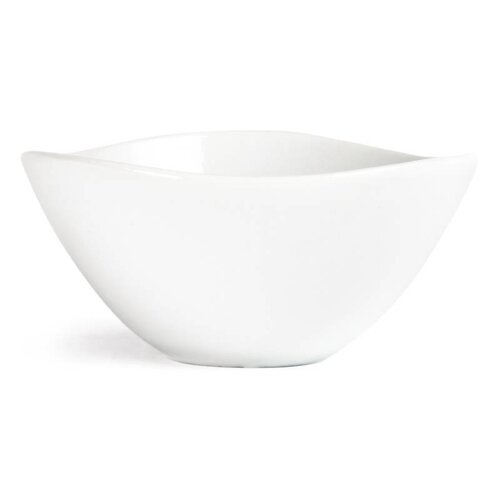 CHRselect Bol Forme Ondulée Blanc - Olympia - 150mm - 12 Pièces