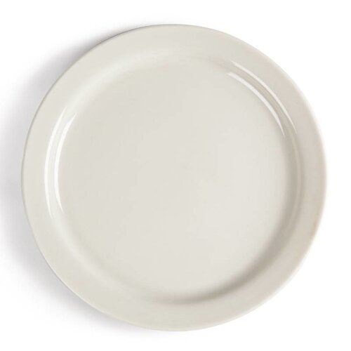 CHRselect Assiettes à Bord Étroit - Ivory Olympia - Ø150mm - 12 Pièces
