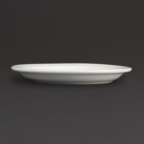CHRselect Assiettes à Bord Étroit - Ivory Olympia - Ø150mm - 12 Pièces