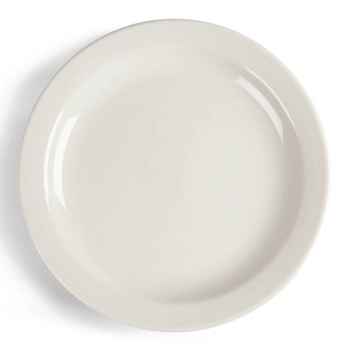 CHRselect Assiettes à Bord Étroit - Ivory Olympia - Ø200mm - 12 Pièces