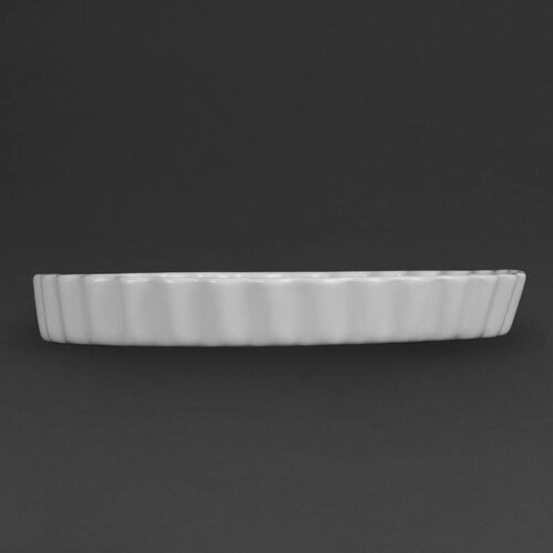 CHRselect Plat à Tarte Blanche - Olympia - 297mm - 6 Pièces