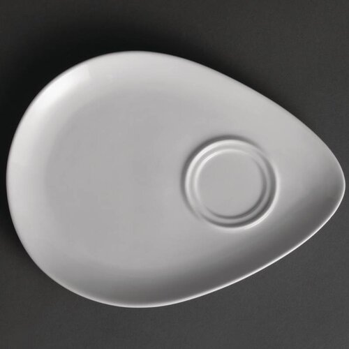 CHRselect Assiette à Snack - Porcelaine Blanche - Olympia - 185x240mm - 12 Pièces CHRselect Assiette à Snack - Porcelaine Blanche - Olympia - 185x240mm - 12 Pièces